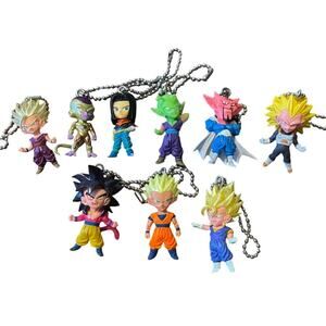 Dragon Ball Z UDM Gashapon Ultimate Deformed Mascot Burst 13 - Set of 09